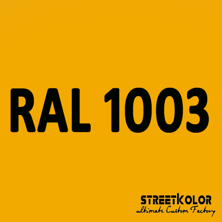 RAL 1003 akrylová auto farba lesklá alebo matná 1 liter + tužidlo + riedidlo