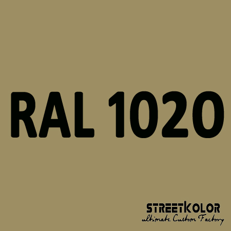 RAL 1020 akrylová auto farba lesklá alebo matná 1 liter + tužidlo + riedidlo