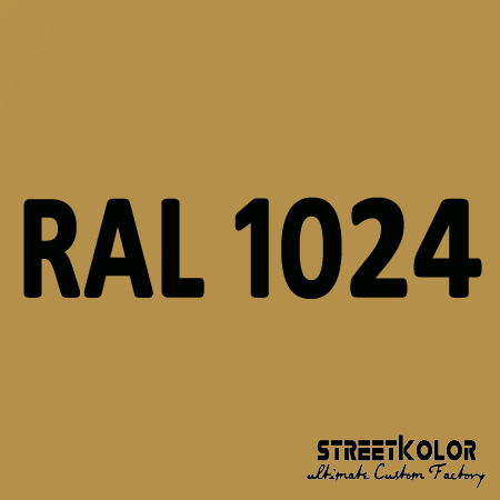 RAL 1024 akrylová auto farba lesklá alebo matná 1 liter + tužidlo + riedidlo