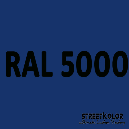 RAL 5000 akrylová auto farba lesklá alebo matná 1 liter + tužidlo + riedidlo
