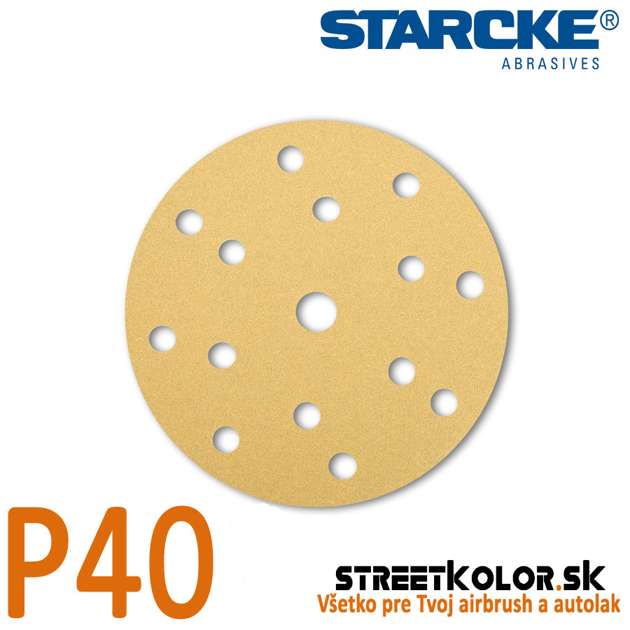 Starcke Brúsny disk P40, 150mm, 15dier, 1ks