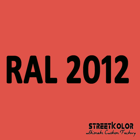 RAL 2012 uretánová auto farba lesklá alebo matná 1 liter + tužidlo + riedidlo
