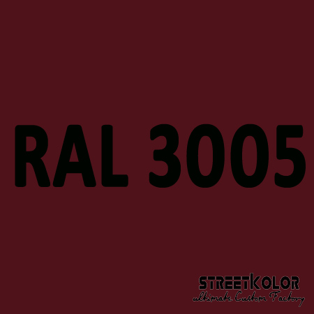 RAL 3005 uretánová auto farba lesklá alebo matná 1 liter + tužidlo + riedidlo