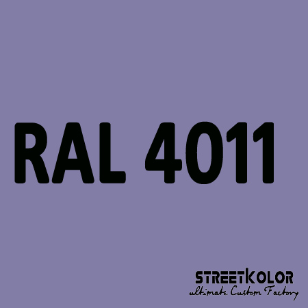 RAL 4011 uretánová auto farba lesklá alebo matná 1 liter + tužidlo + riedidlo