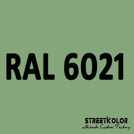 RAL 6021 uretánová auto farba lesklá alebo matná 1 liter + tužidlo + riedidlo