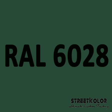 RAL 6028 uretánová auto farba lesklá alebo matná 1 liter + tužidlo + riedidlo