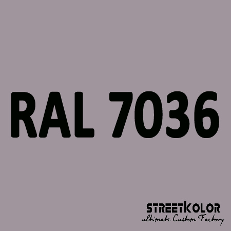 RAL 7036 uretánová auto farba lesklá alebo matná 1 liter + tužidlo + riedidlo