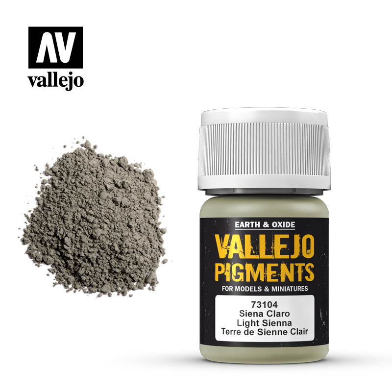 Vallejo pigment - LIGHT SIENNA 73104, 35ml
