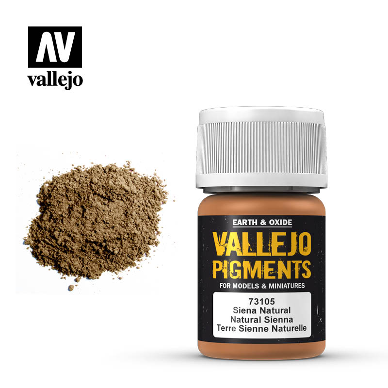 Vallejo pigment - NATURAL SIENNA 73105, 35ml
