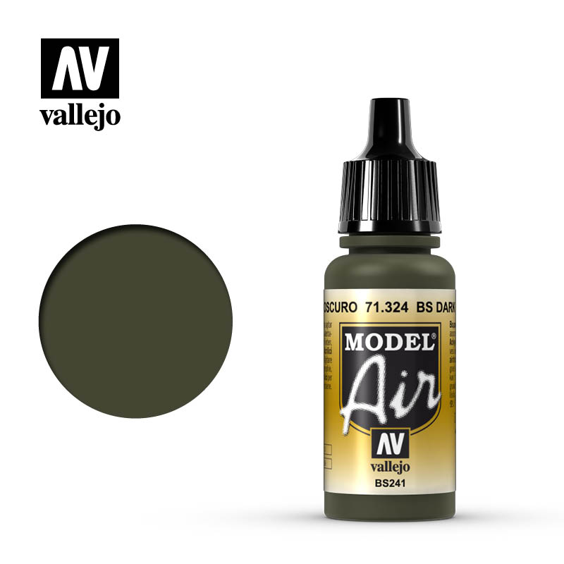 Vallejo 71.324 BS tmavozelená akrylová airbrush farba 17 ml
