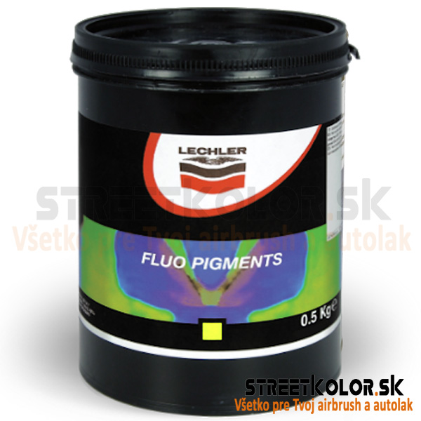 Lechler LQ179113 fluo Signálny pigment Žltý - vysokokvalitný, 500 gramov