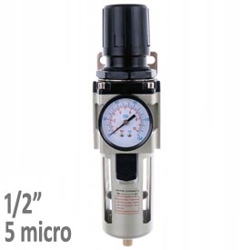 Regulátor tlaku s filtrom AW4000-04, vnútorný závit:1/2", filtrácia: 5 mikrónov