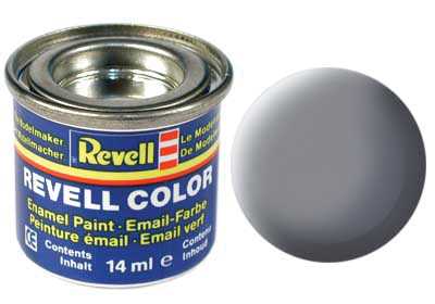 REVELL 47 Myšia sivá matná syntetická modelárska farba (RAL7005), 14ml