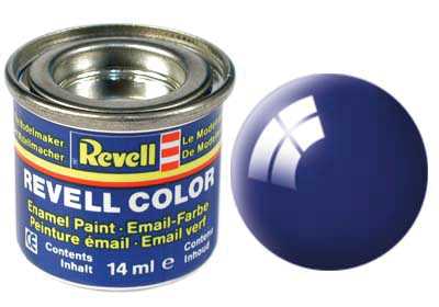 REVELL 51 Ultramarínová modrá lesklá syntetická modelárska farba (RAL5002), 14ml