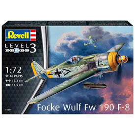 Revell Focke Wulf Fw190 F-8 Model Set lietadlo 1:72, 46 dielov