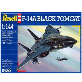 Revell F-14A Black Tomcat "BLACK BUNNY" Model Set lietadla 1:144, 49 dielov