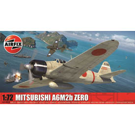 Airfix Mitsubishi A6M2b Zero Model Set lietadlo 1:72, 47 dielov