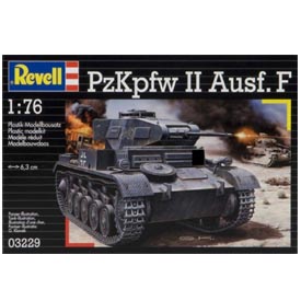 Revell PzKpfw II Ausf. F Model Set tank 1:76, 61 dielov