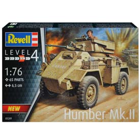 Revell Humber Mk.II Model Set obrneného vozidla 1:76, 65 dielov