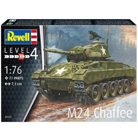 Revell M24 Chaffee Model Set tank 1:76, 71 dielov