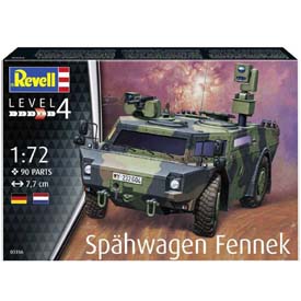 Revell Spähwagen Fennek Model Set Military 1:72, 90 dielov