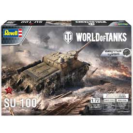 Revell SU-100 WORLD OF TANKS Model Set tank 1:372, 81 dielov