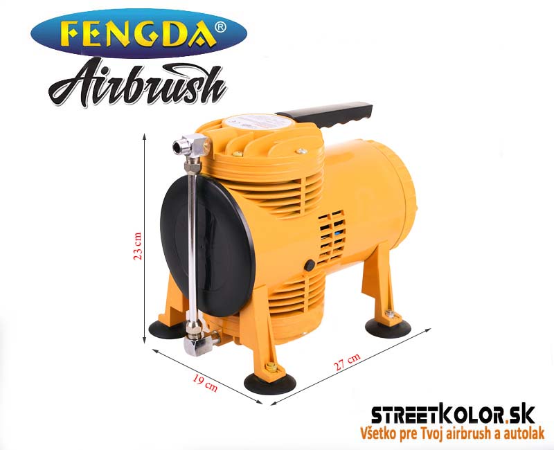 Airbrush kompresor FENGDA ® AS-08, 128l/ min.