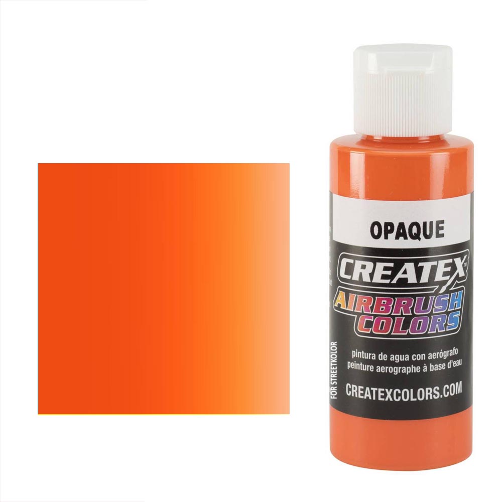 CreateX Oranžová 5208 Nepriehľadná 60ml airbrush farba