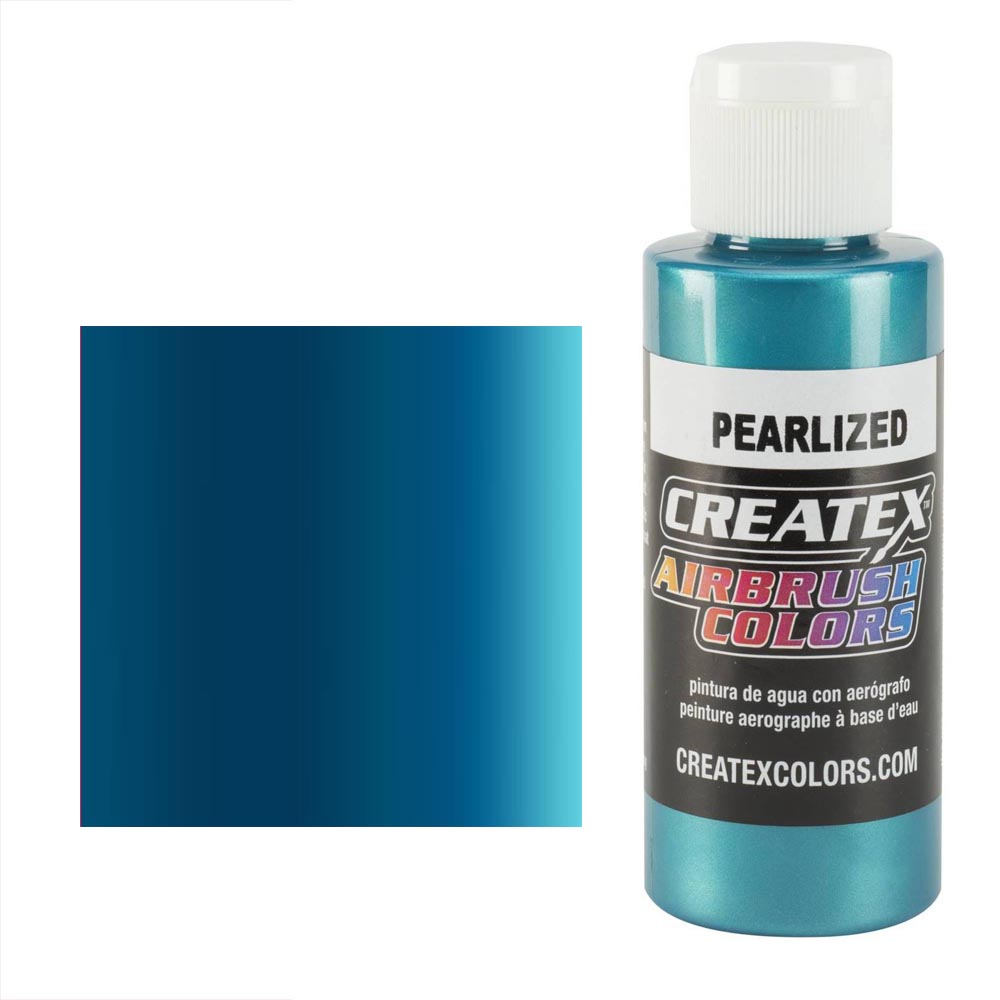 CreateX 5303 Tyrkysová Perleťová airbrush farba 60 ml