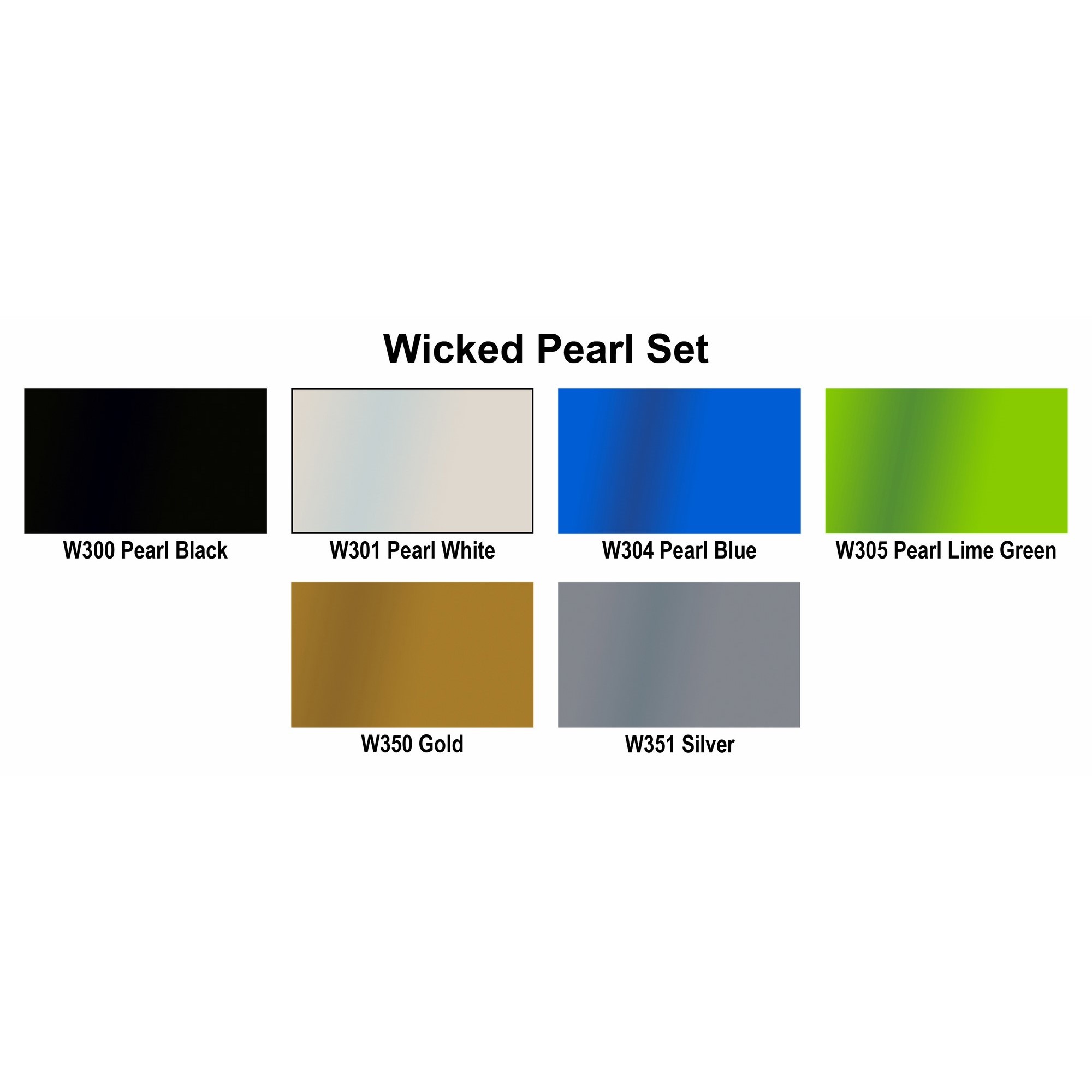 Wicked perletovy set airbrush farieb