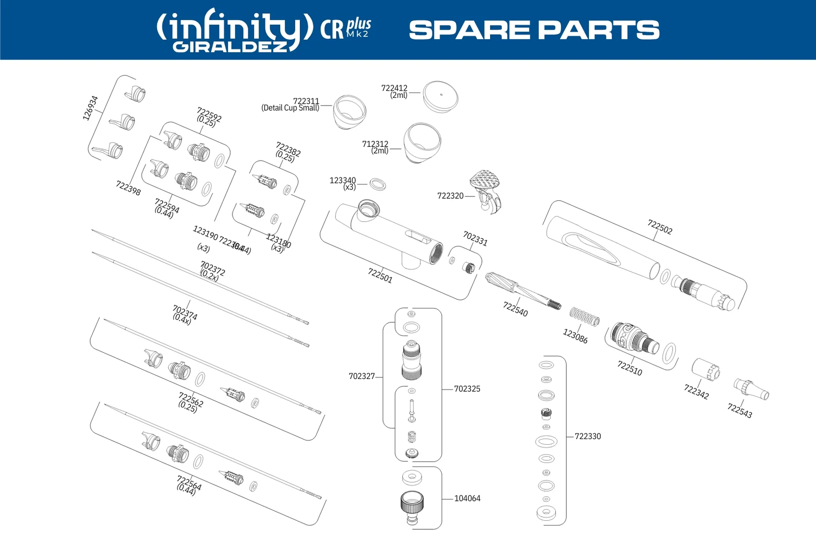 Harder & Steenbeck Infinity CRplus 2024 náhradné diely
