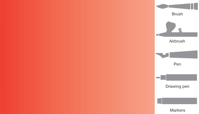 Vallejo 805 Šarlátová červená akrylová airbrush farba 32 ml
