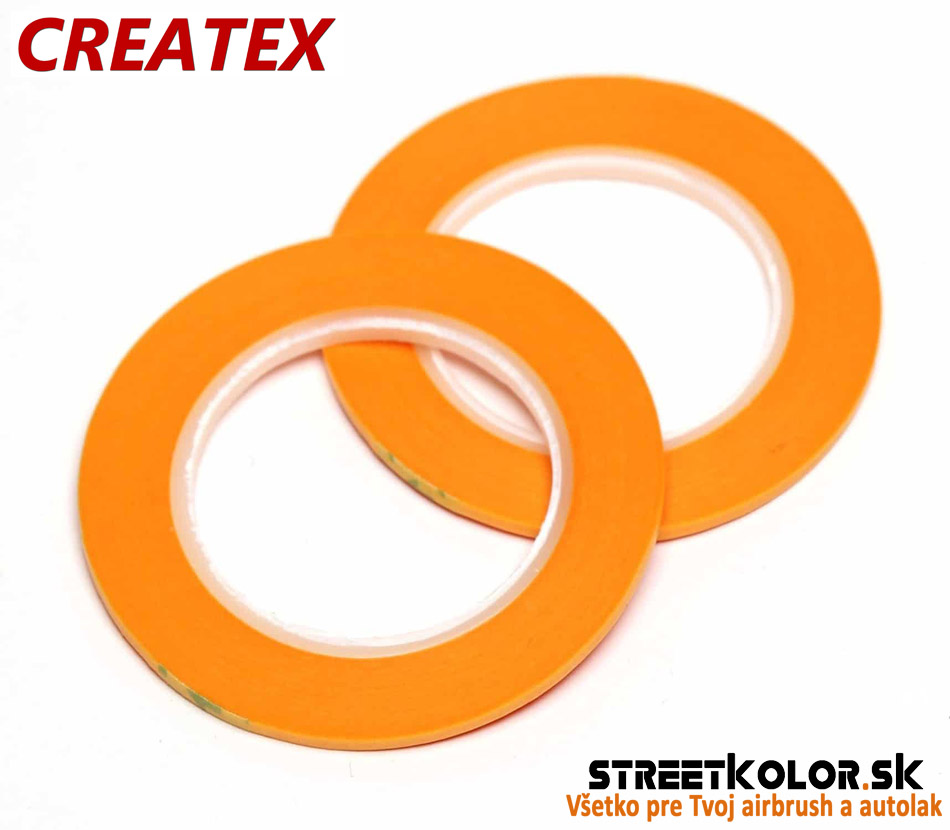Obrysová a prechodová páska: PVC: 2mm x 18m, CreateX, 2 kusy