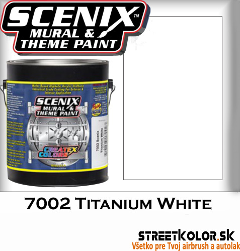 CreateX Scenix 7002 Titanium white farba 3,8 l + 4015 aktivátor 60 ml