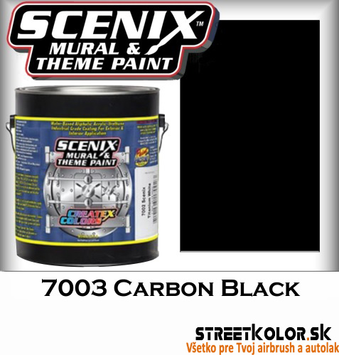 CreateX Scenix 7003 Carbon black farba 3,8 l + 4015 aktivátor 60 ml