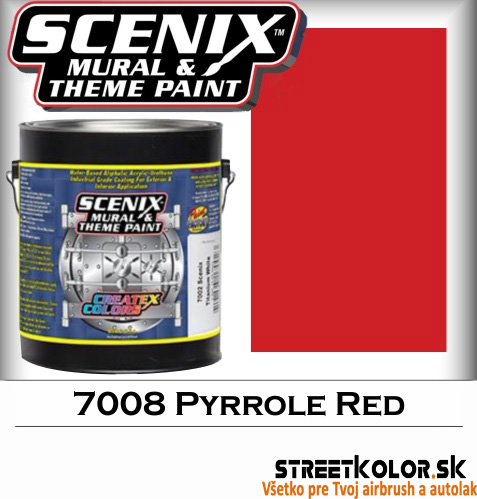CreateX Scenix 7008 Pyrrole red farba 3,8 l + 4015 aktivátor 60 ml