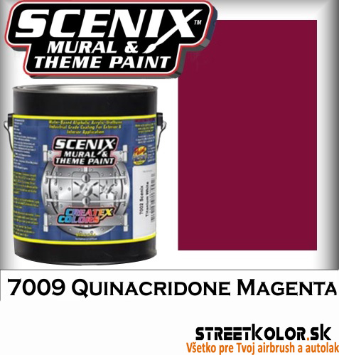 CreateX Scenix 7009 Magenta farba 3,8 l + 4015 aktivátor 60 ml