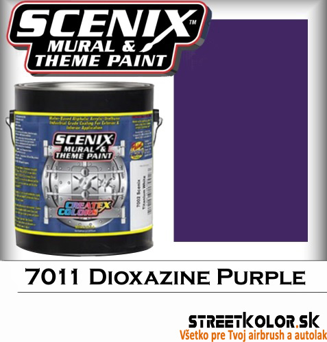 CreateX Scenix 7011 Dioxazine Purple farba 3,8 l + 4015 aktivátor 60 ml