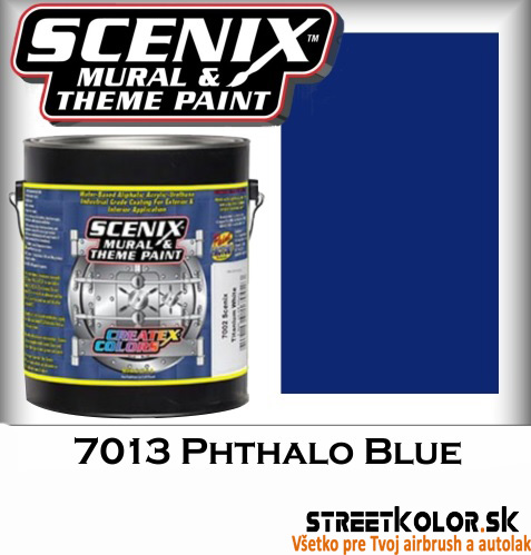CreateX Scenix 7013 Phthalo Blue farba 3,8 l + 4015 aktivátor 60 ml