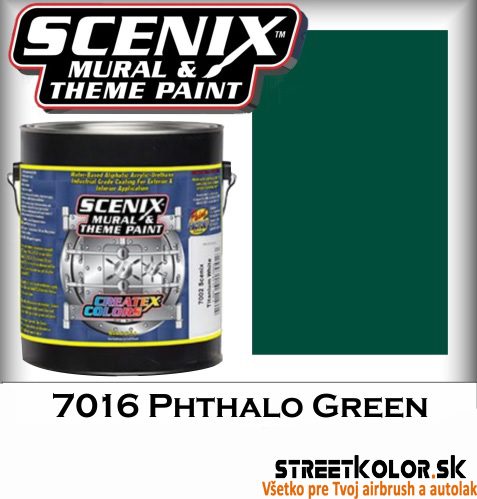 CreateX Scenix 7016 Phthalo Green farba 3,8 l + 4015 aktivátor 60 ml