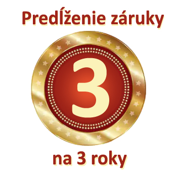 Predĺženie záruky o 1 rok - celkom 3 ročná záruka