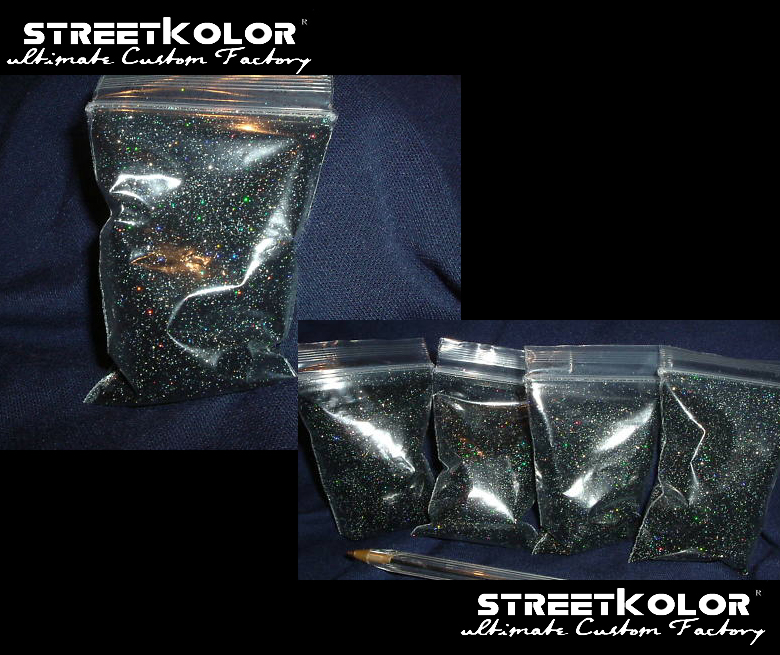 KolorPearl Brilliant farba riedidlová, Odtieň Hologram Čierny,400micro