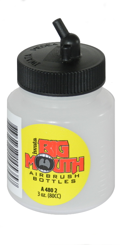Iwata Big Mouth nádobka / fľaštička plastová pre airbrush pištole 2,5oz/75ml