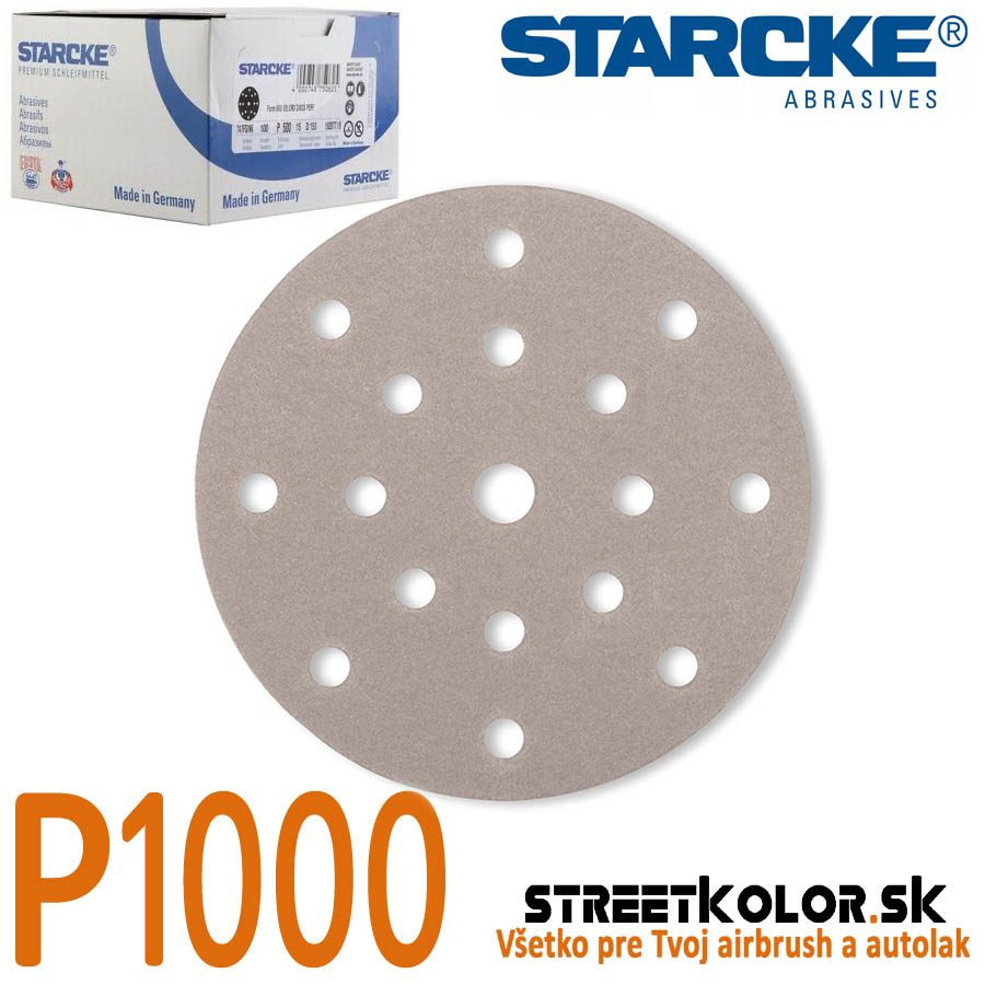 Starcke Brúsny disk P1000, 150mm, 15dier, 100ks