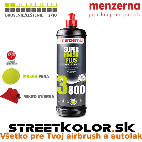 Menzerna 3800, jemná leštiaca pasta, 1000ml