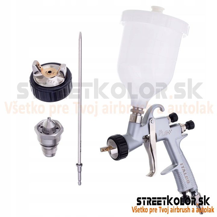 Striekacia pištoľ ITALCO FLG LVMP 1,4 + 1,8 mm, spotreba: 280l/min.