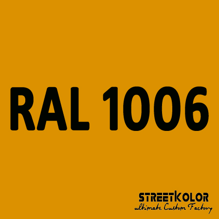 RAL 1006 akrylová auto farba lesklá alebo matná 1 liter + tužidlo + riedidlo