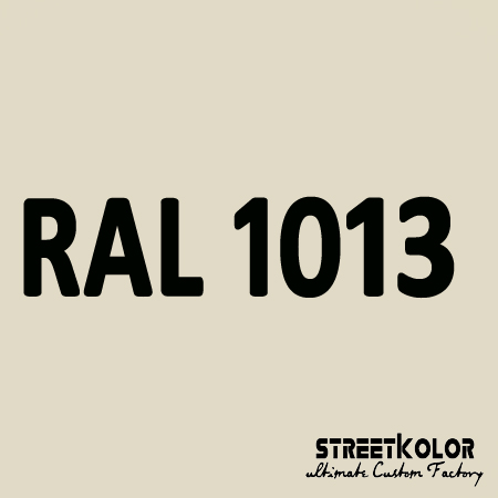 RAL 1013 uretánová auto farba lesklá alebo matná 1 liter + tužidlo + riedidlo