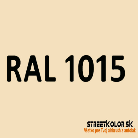 RAL 1015 akrylová auto farba lesklá alebo matná 1 liter + tužidlo + riedidlo