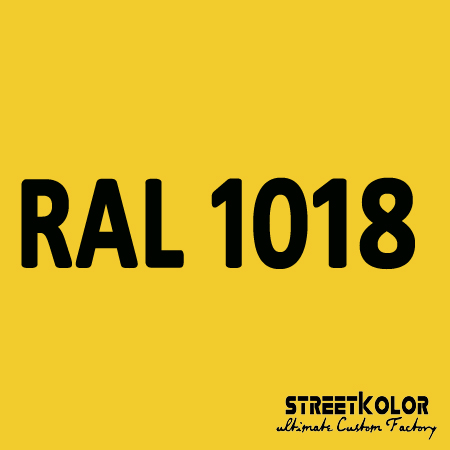 RAL 1018 akrylová auto farba lesklá alebo matná 1 liter + tužidlo + riedidlo